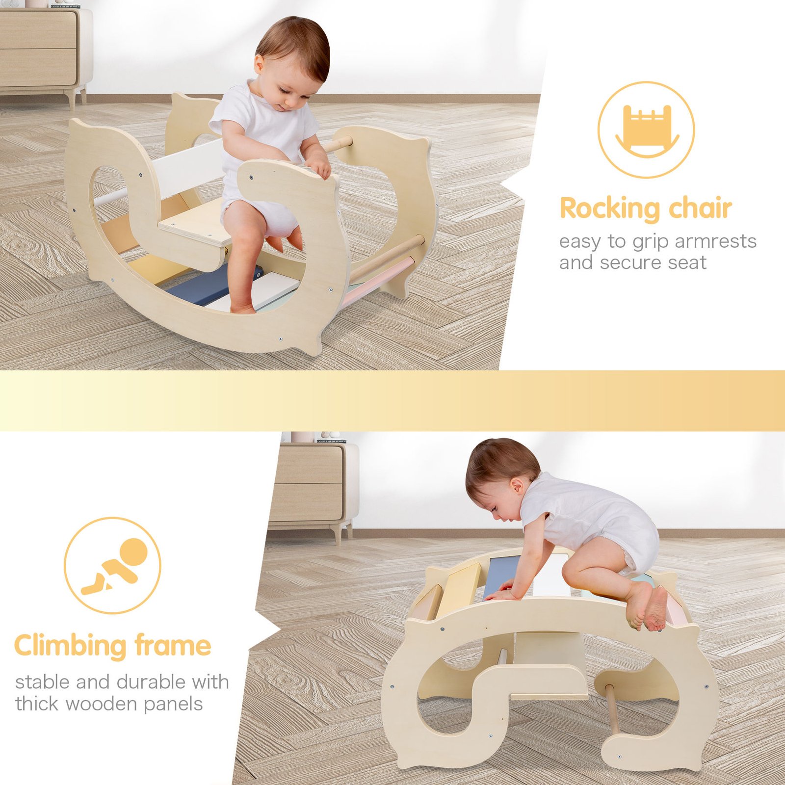 Rainbow Rocking Chair